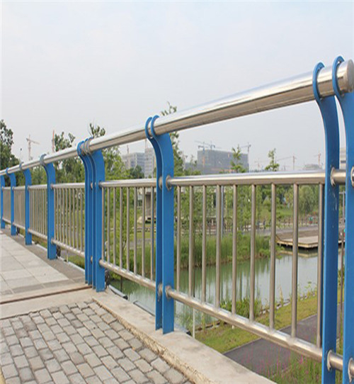 河道不锈钢桥梁护栏 防撞桥梁 护栏 扶手护栏