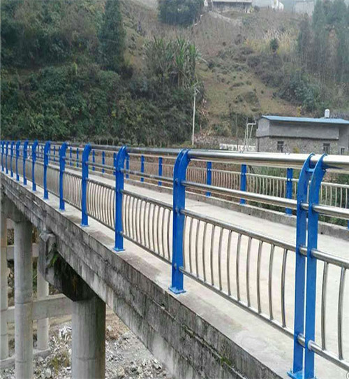 不锈钢桥梁护栏 桥梁防撞防护栏杆